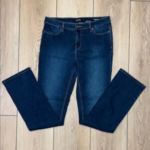 Buffalo David Bitton Women's Dark Blue Mid-Rise Straight Leg Jeans - NWOT